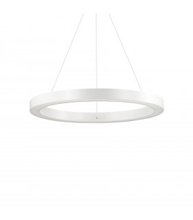 Lampada a sospensione a LED integrata Oracle Alluminio bianco 1 lampadina 19,5 cm