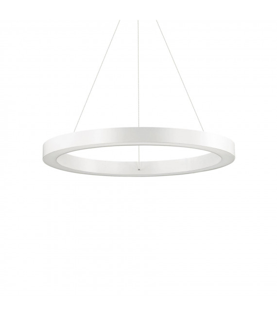 Lampada a sospensione a LED integrata Oracle Alluminio bianco 1 lampadina 19,5 cm