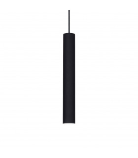 Designer pendant lamp Black Aluminum Tube 1 bulb 55cm