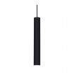 Designer pendant lamp Black Aluminum Tube 1 bulb 55cm
