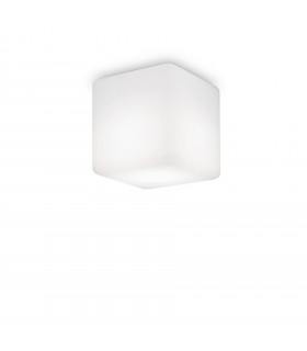 Spot Downlight Luna Plastique blanc 1 ampoule 13cm
