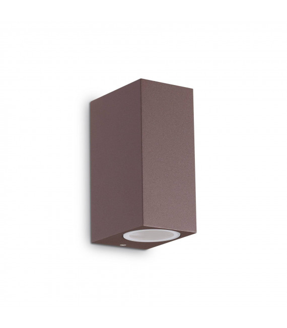 Applique da giardino Up Aluminium Café 2 lampadine 15cm
