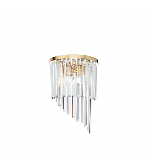 Applique design Carlton Métal Or 3 ampoules 45cm