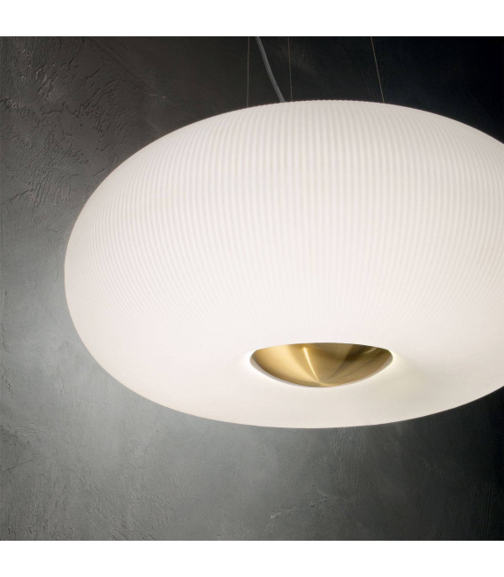 Lampada a sospensione Arizona Vetro bianco 5 lampadine 37,5 cm
