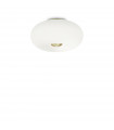 Plafonnier Arizona Verre blanc 3 ampoules 21cm