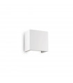 Applique murale Flash Gypse blanc 1 ampoule 12,5cm