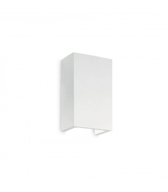 Aplique Flash escayola blanca 1 bombilla 18cm
