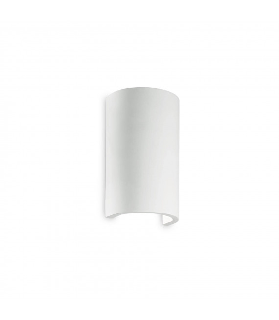 Aplique Flash escayola blanca 1 bombilla 18cm