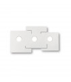 Ceiling light Totem White metal 3 bulbs 3cm