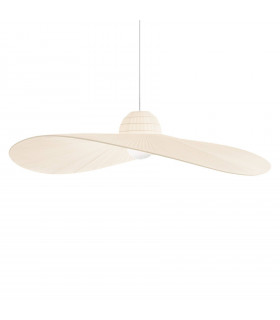 Lampada a sospensione Madame Fabric Avorio 1 lampadina 43cm
