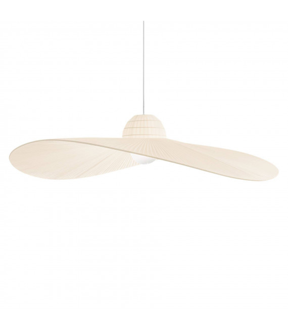 Madame Fabric pendant light Ivory 1 bulb 43cm