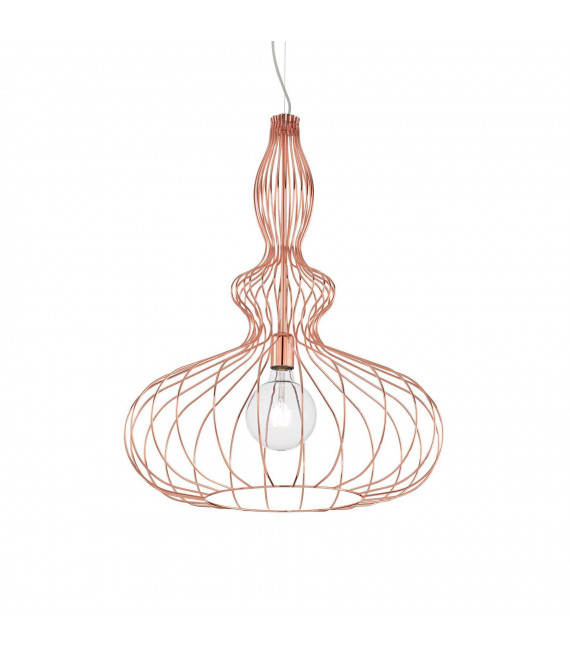 Clarissa Copper Metall Pendelleuchte 1 Glühbirne 85cm
