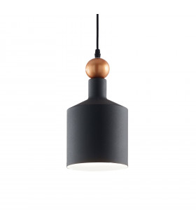 Pendente Triad in metallo nero 1 lampadina 43cm