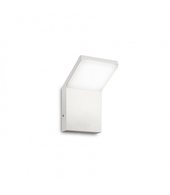 Applique moderne Style Aluminium blanc 1 ampoule 17cm