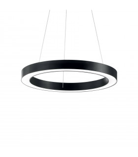 Integrierte LED-Aufhängung Oracle Aluminium Schwarz 1 Birne 19,5 cm