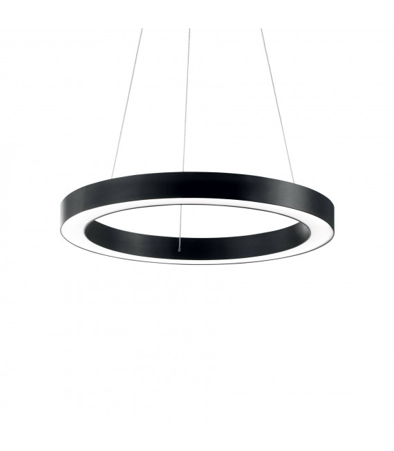 Integrierte LED-Aufhängung Oracle Aluminium Schwarz 1 Birne 19,5 cm