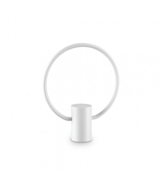 Lampada LED integrata Cerchio Plastica bianca 1 lampadina 33,5cm