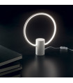 Lampe LED intégré Cerchio Plastique blanc 1 ampoule 33,5cm