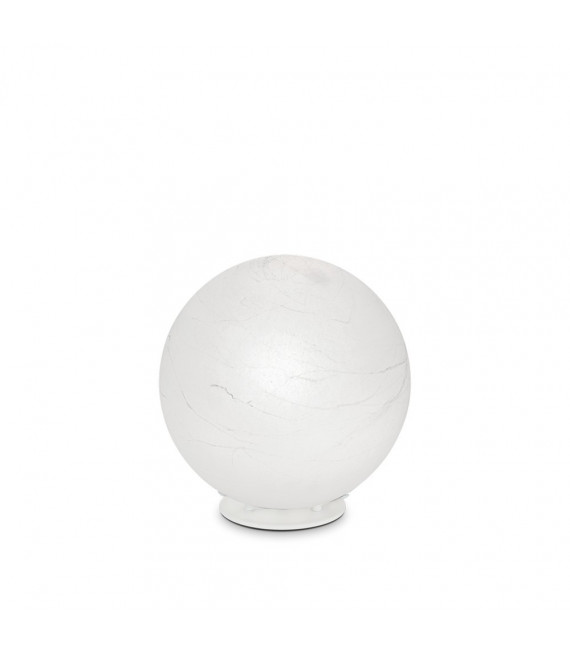 Carta Tischlampe Weißer Kunststoff 1 Glühbirne 31cm