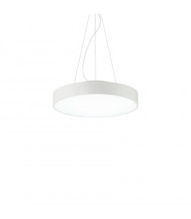Sospensione LED integrata Halo Alluminio bianco 1 lampadina 25cm