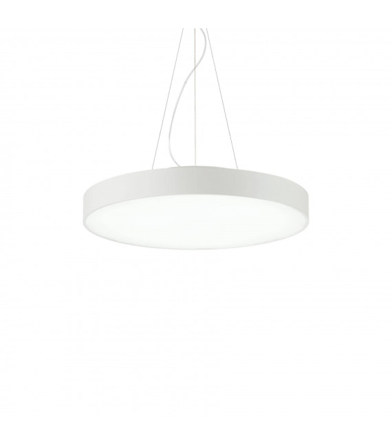Suspensión LED integrada Halo Blanco aluminio 1 bombilla 25cm