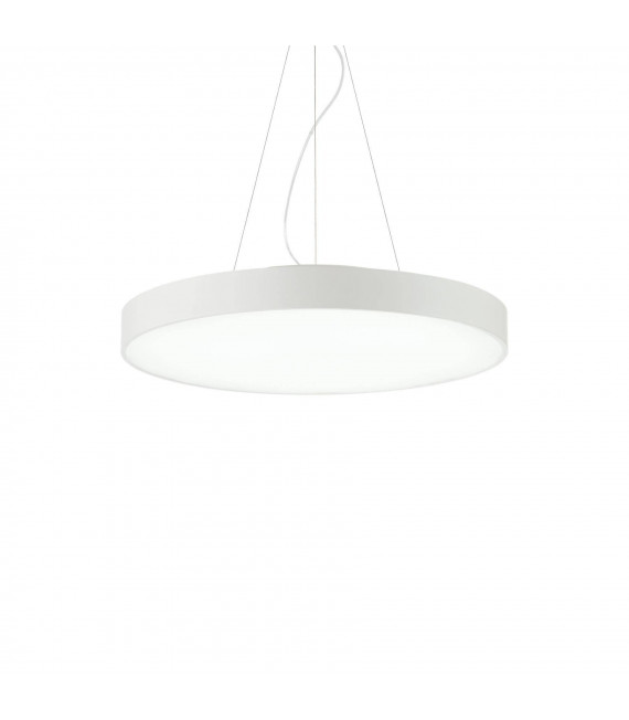 Integrated LED suspension Halo White aluminum 1 bulb 25cm