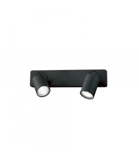 Spot Rudy Black Metal 2 lampadine 12,5cm