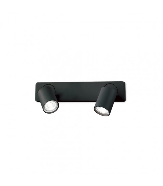 Spot Rudy Black Metal 2 bulbs 12.5cm