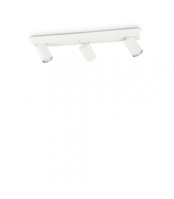 Foco barra Rudy White metal 3 bombillas 11,5cm