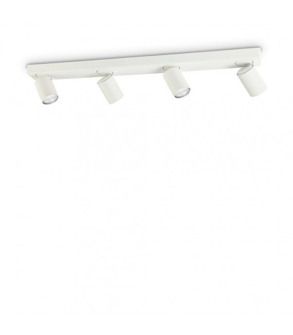 Foco barra Rudy White metal 4 bombillas 11,5cm