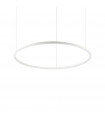 Suspension LED intégré Oracle Aluminium blanc 1 ampoule 9cm