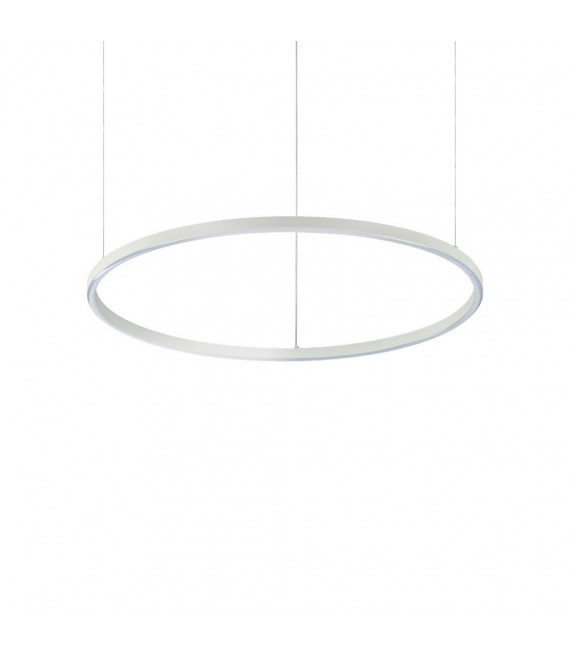 Suspension LED intégré Oracle Aluminium blanc 1 ampoule 9cm