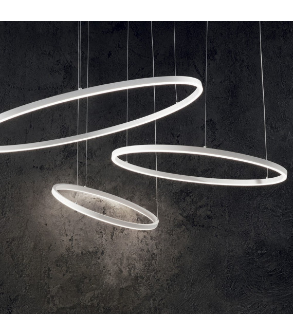 Integrated LED suspension Oracle White aluminum 1 bulb 9cm
