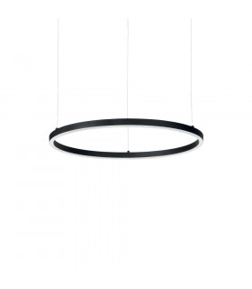 Sospensione LED integrata Oracle Alluminio Nero 1 lampadina 9cm