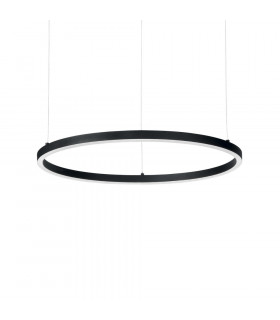 Sospensione LED integrata Oracle Alluminio Nero 1 lampadina 9cm