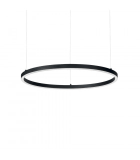 Integrated LED suspension Oracle Aluminum Black 1 bulb 9cm