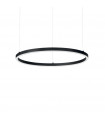 Integrated LED suspension Oracle Aluminum Black 1 bulb 9cm
