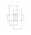 Plafonnier LED intégré Frame-1 Métal blanc 1 ampoule 6cm