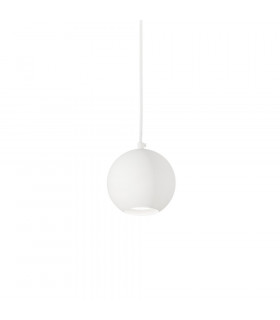 Mr white metal pendant light 1 bulb 16cm