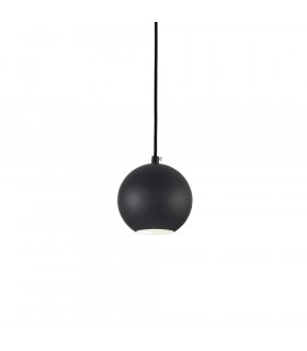 Mr Black Metal Pendelleuchte 1 Glühbirne 16cm
