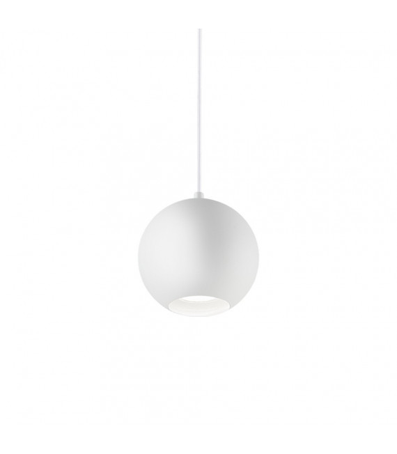 Suspension Mr Métal blanc 1 ampoule 20cm