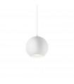 Suspension Mr Métal blanc 1 ampoule 20cm