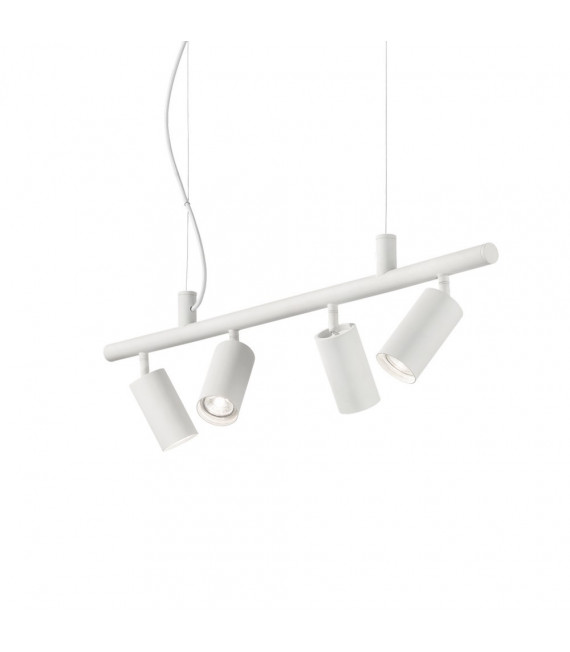 Lampada a sospensione Dynamite Metallo bianco 4 lampadine 16,5 cm