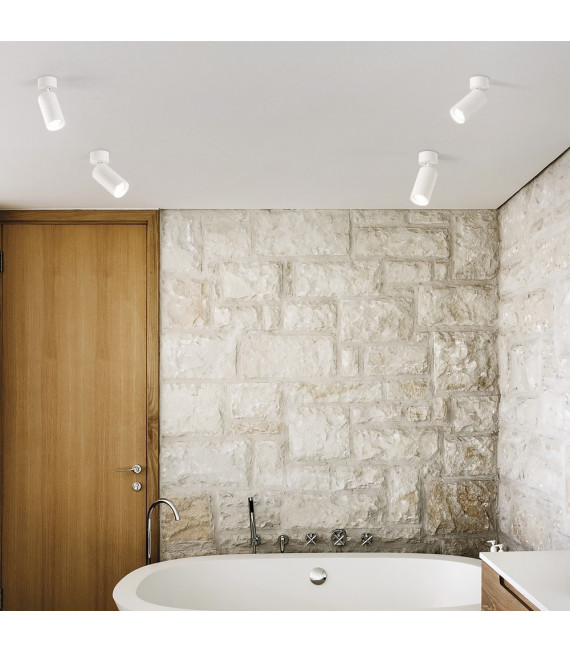 Spotlight Dynamite White metal 1 bulb 16.5cm