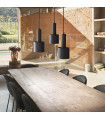 Designer pendant Holly Black Metal 1 bulb 31cm