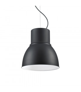 Lámpara colgante Breeze Metal negro 1 bombilla 54,5cm
