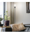 Lampadaire Microphone Métal Noir 1 ampoule 170cm