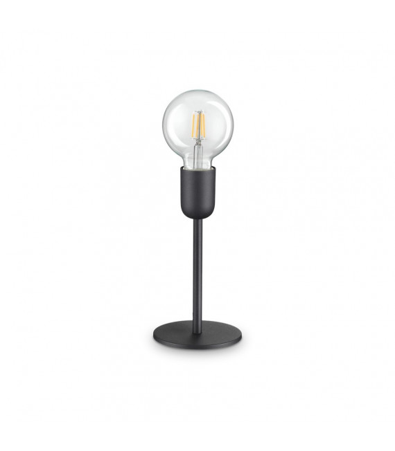 Table lamp Microphone Black Metal 1 bulb 22cm