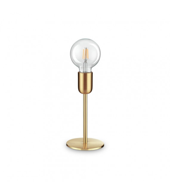 Sobremesa Micrófono Metal Latón satinado 1 bombilla 22cm