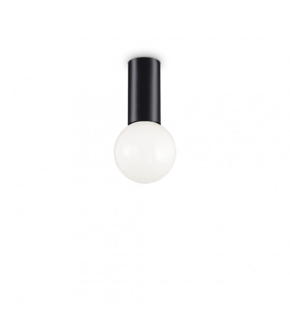 Ceiling lamp Small Black Metal 1 bulb 10cm
